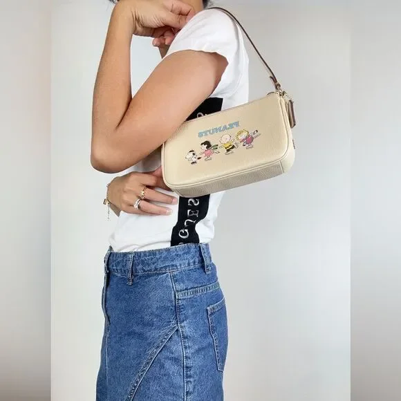 NWT Coach X Peanuts Nolita 19 With Snoopy And Friends Motif - Picture 10 of 11